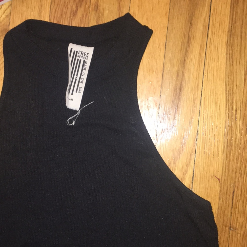 Free People Ribbed High Neck Tank Top - Picture 6 of 6